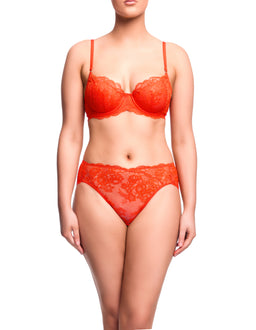 Isabella Balconette Bra - Poppy