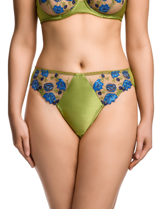 Anita Hi Cut Brief - Olivine