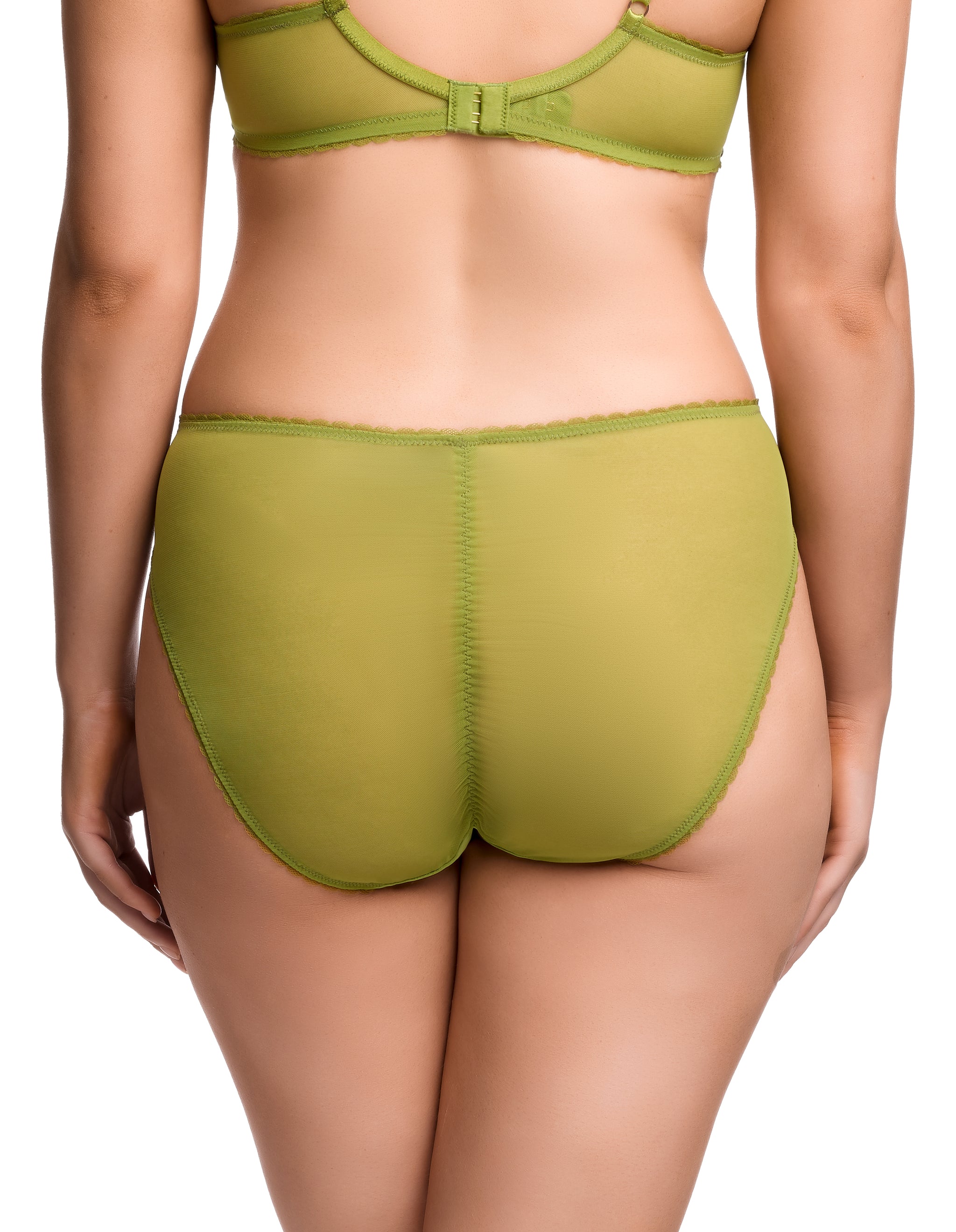 Anita Hi Cut Brief - Olivine