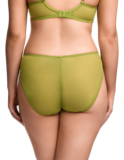 Anita Hi Cut Brief - Olivine