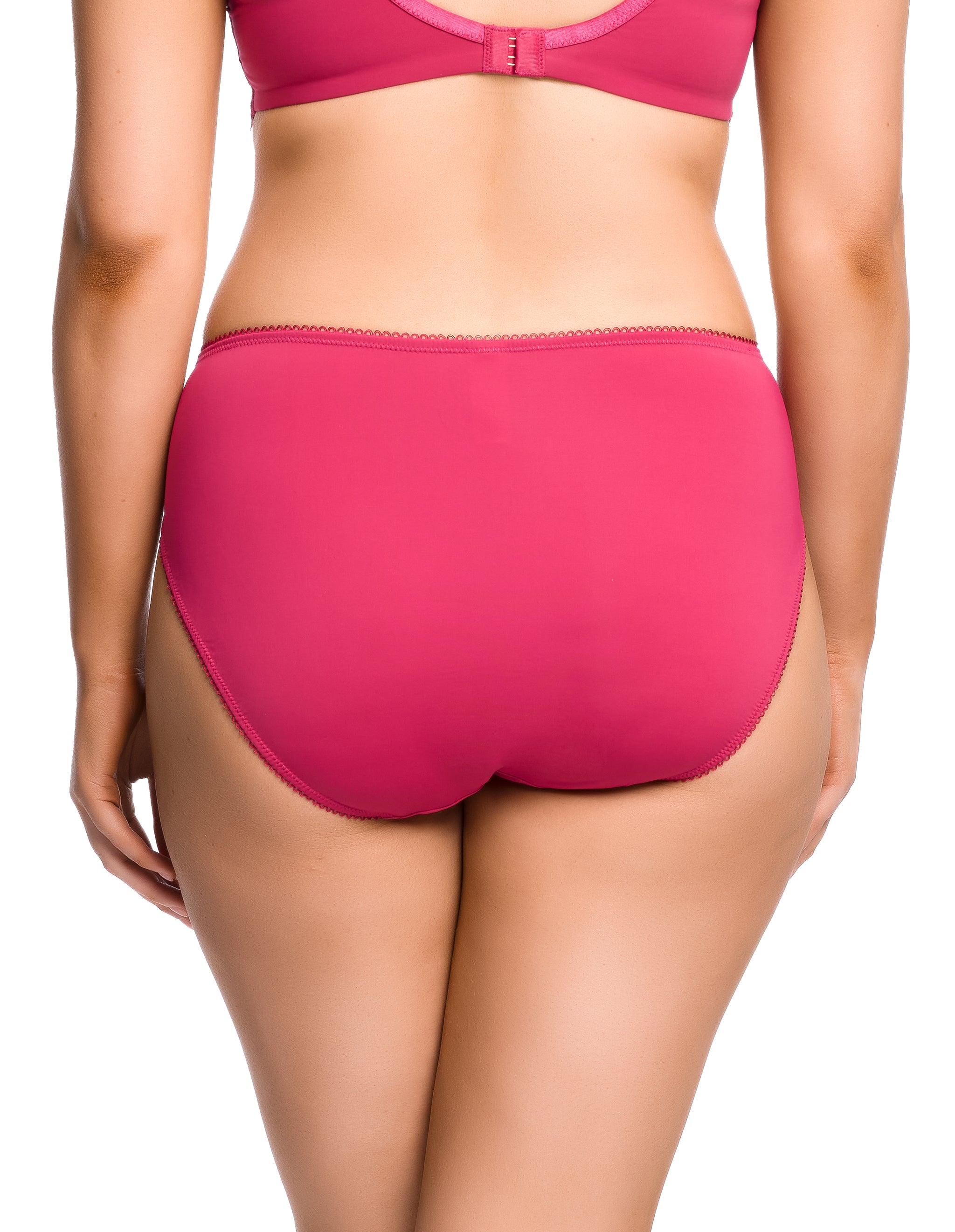 Lucinda Hi Cut Brief - Berry