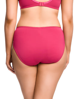 Lucinda Hi Cut Brief - Berry