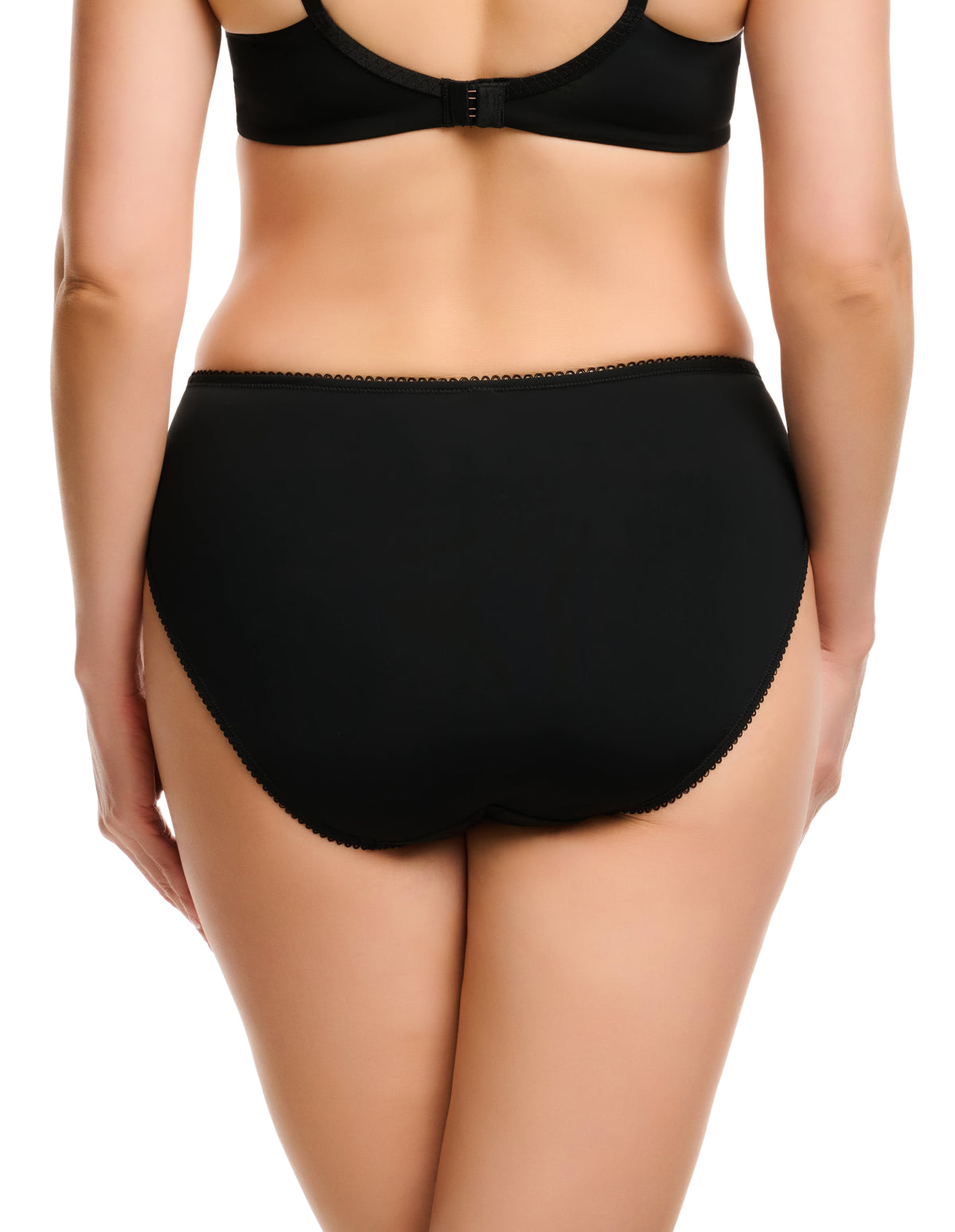 Lucinda Hi Cut Brief - Black