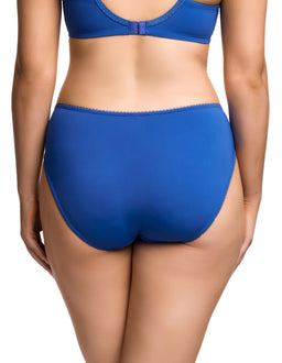 Lucinda Hi Cut Brief - Cobalt