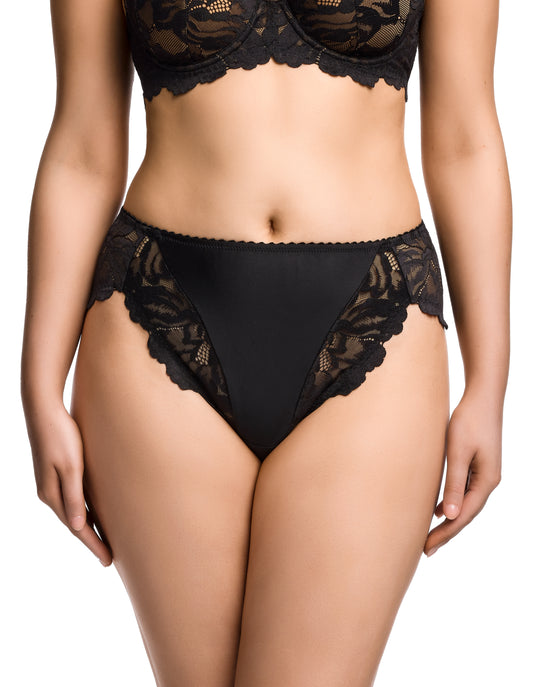Zhara Hi Cut Brief - Black