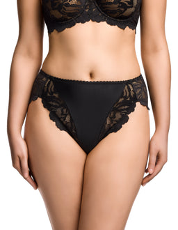 Zhara Hi Cut Brief - Black