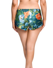 Scarlett French Knicker - Teal Botanicals