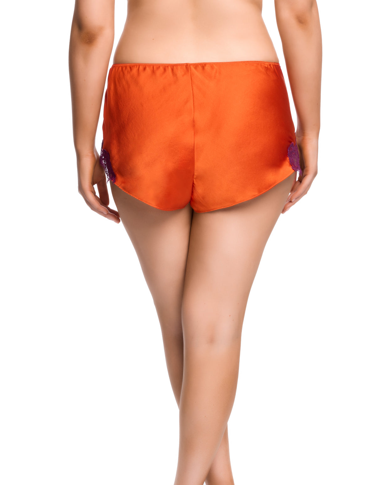 Scarlett French Knicker - Orange Spritz/Blackberry