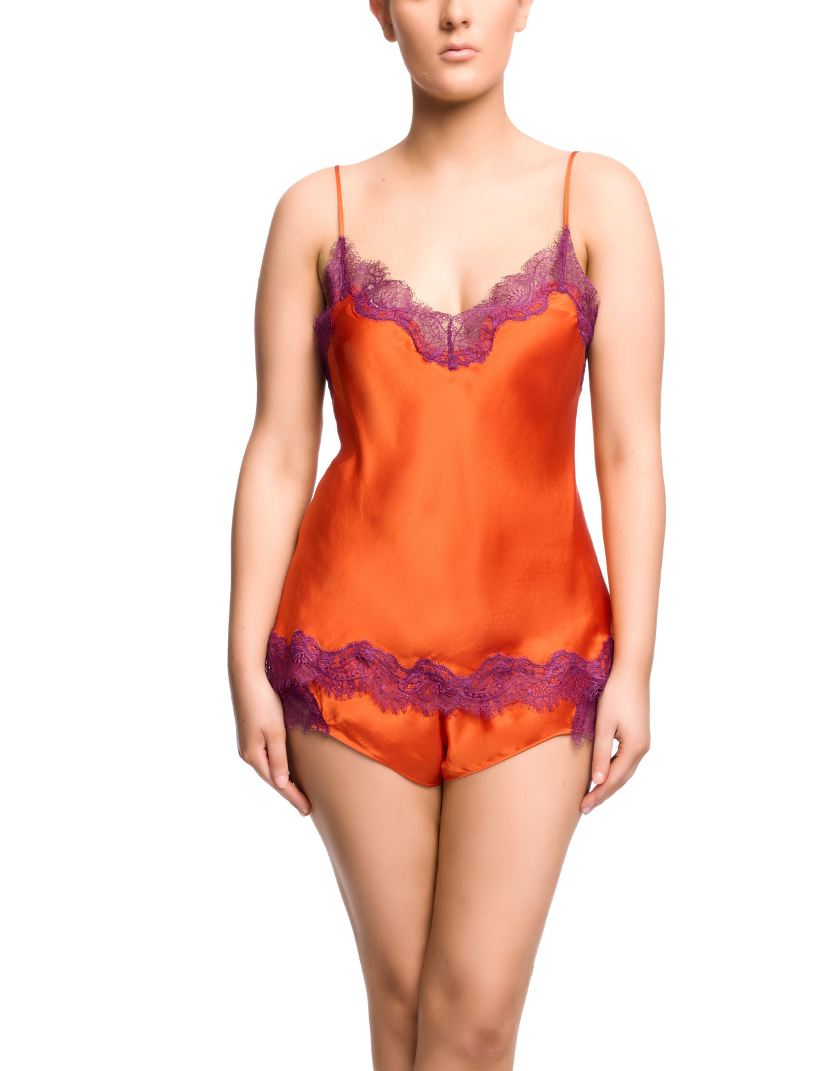 Scarlett Cami - Orange Spritz/Blackberry