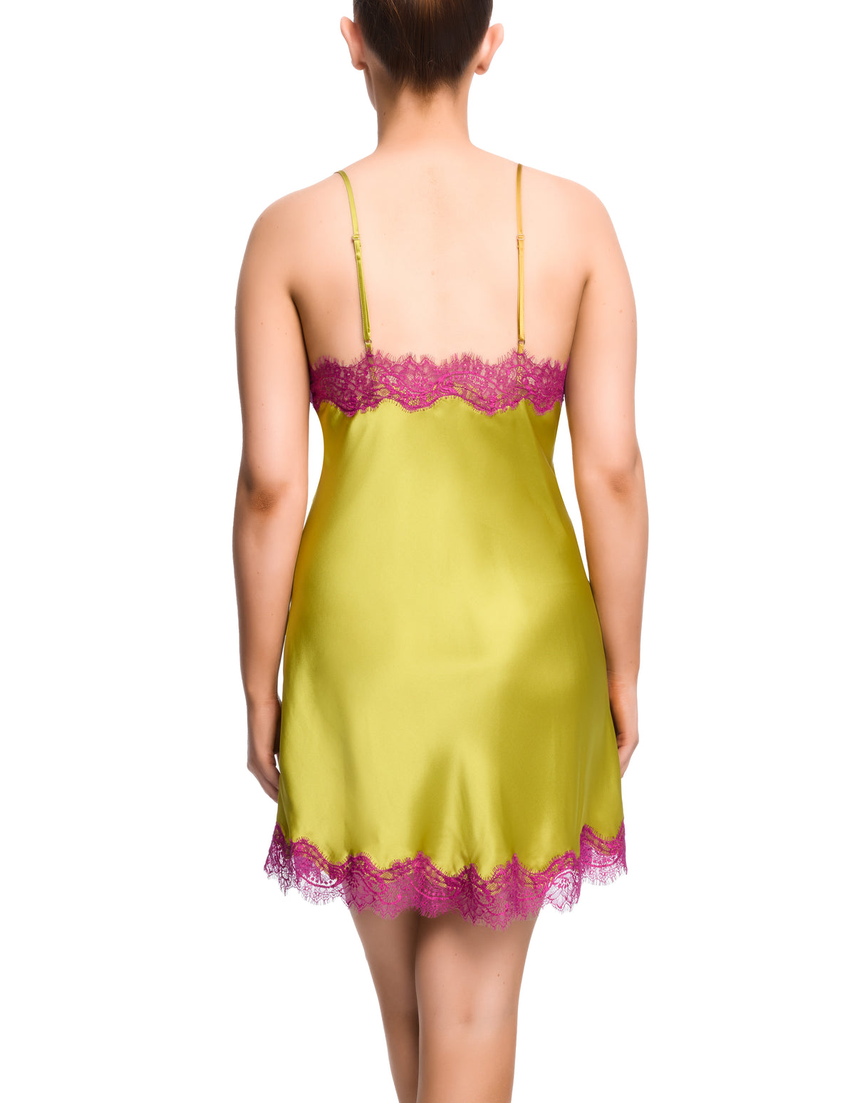 Scarlett Chemise - Chartreuse/Pinot Noir