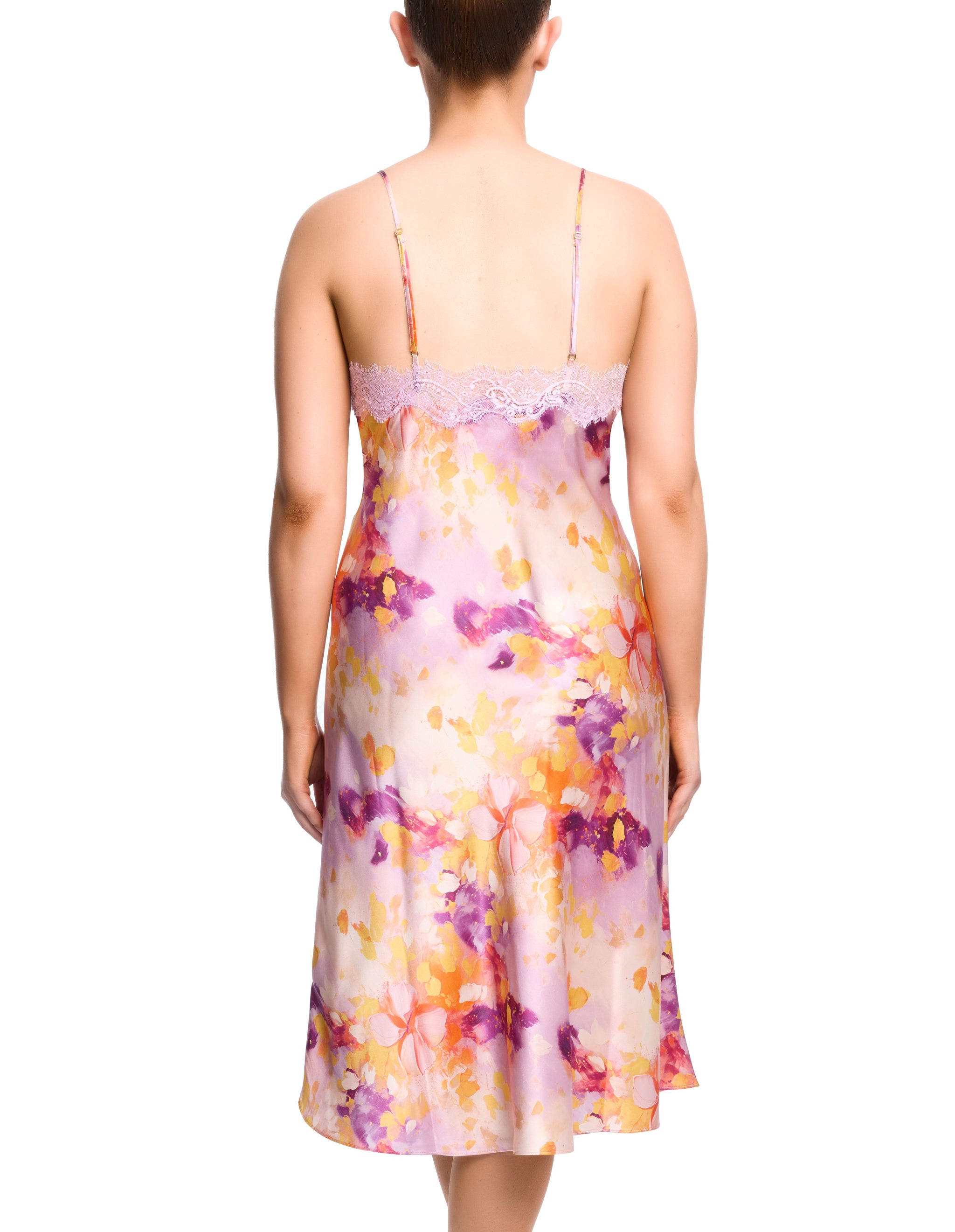 Scarlett Mid Length Chemise - Painted Petals