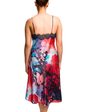 Scarlett Mid Length Chemise - Poppy Print