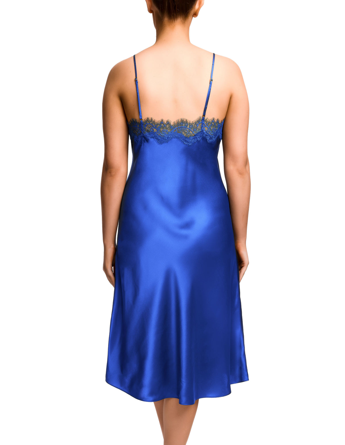 Scarlett Mid Length Chemise - Cobalt