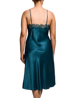 Scarlett Mid Length Chemise - Petrol