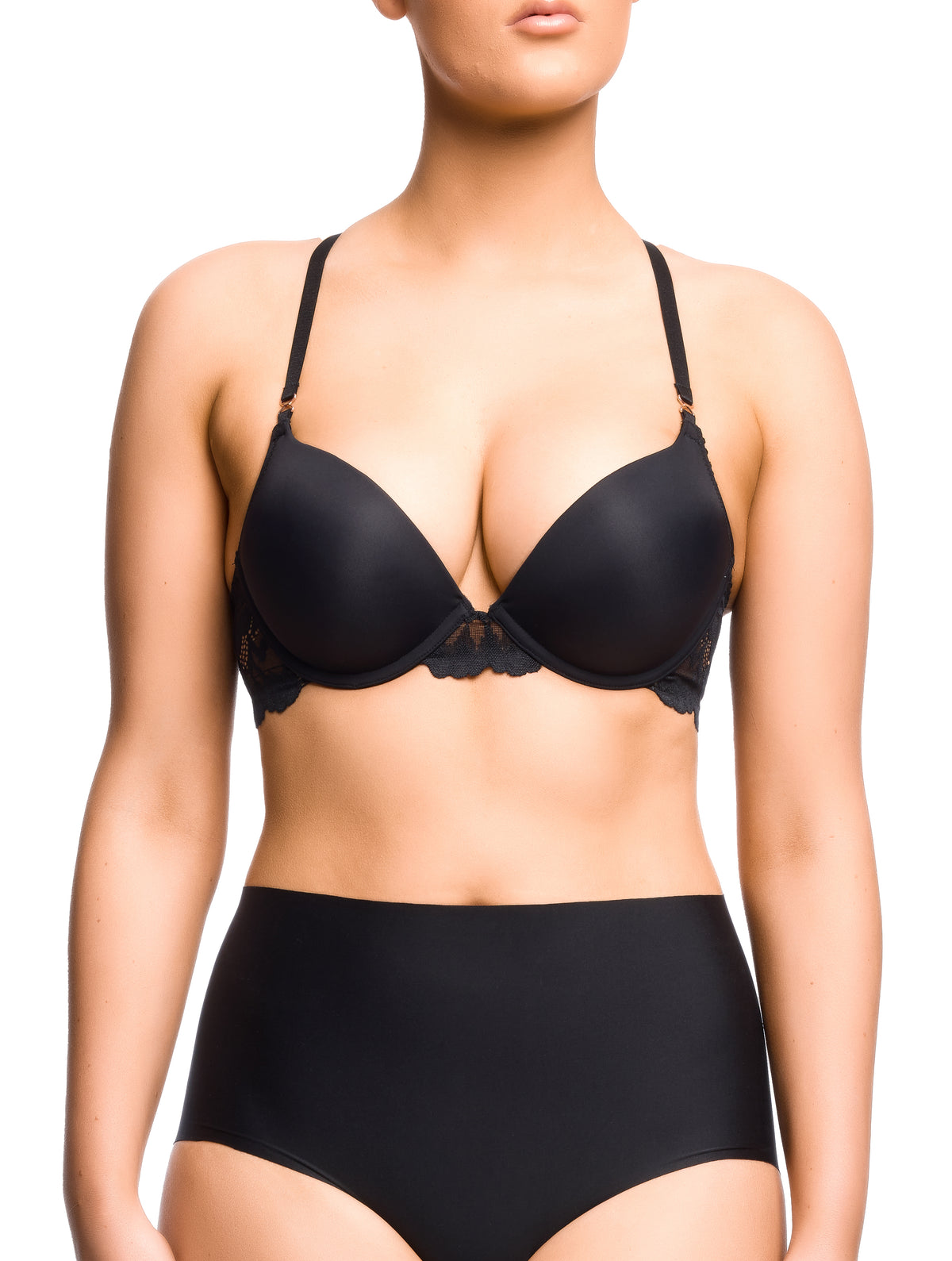 Bella Push Up Bra - Black