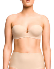Bella Push Up Strapless Bra - Latte