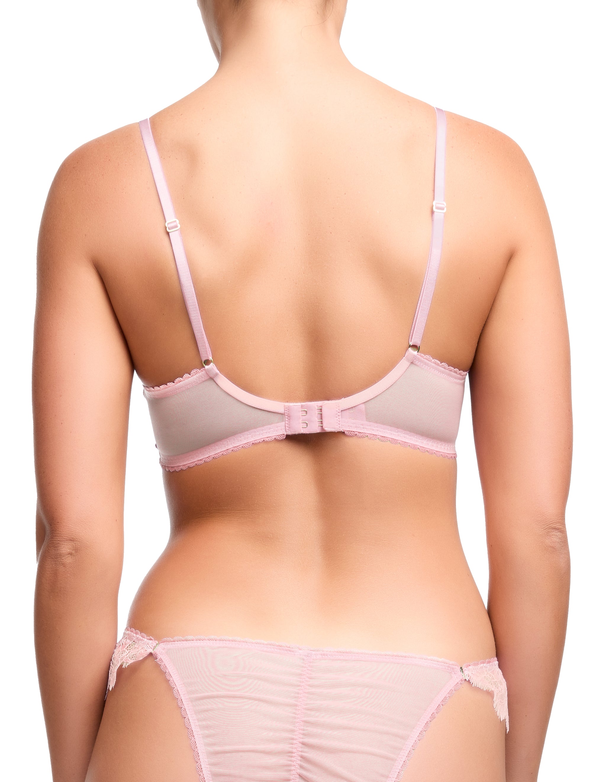 Rosa Plunge Bra - Pink Ice