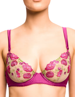 Anita Plunge Bra - Pinot Noir