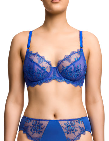 Lucinda Full Cup Bra - Cobalt