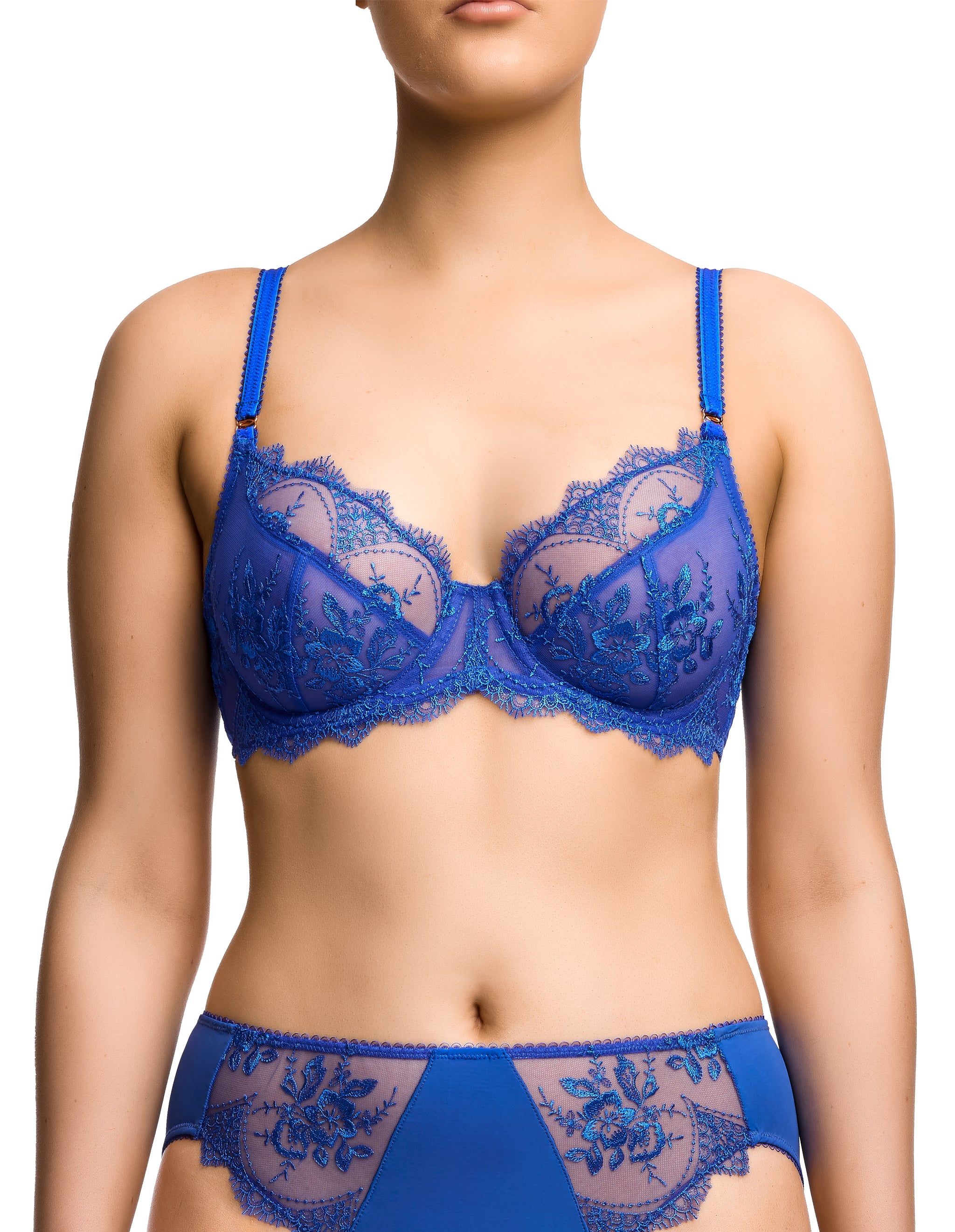 Lucinda Full Cup Bra - Cobalt