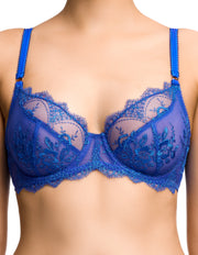 Lucinda Full Cup Bra - Cobalt