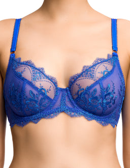 Lucinda Full Cup Bra - Cobalt