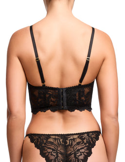 Sierra Longline Balconette Bra - Black