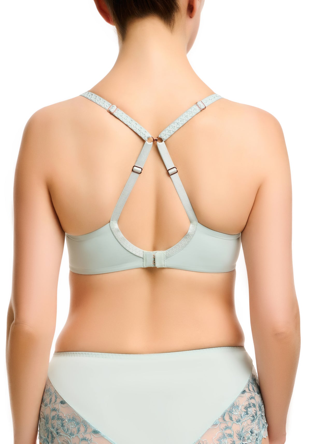 Mila Balconette Bra - Chalk Blue
