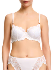 Zhara Balconette Bra - White