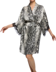 Scarlett Kimono - Ivory Snake