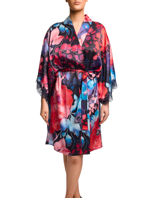 Scarlett Kimono - Poppy Print