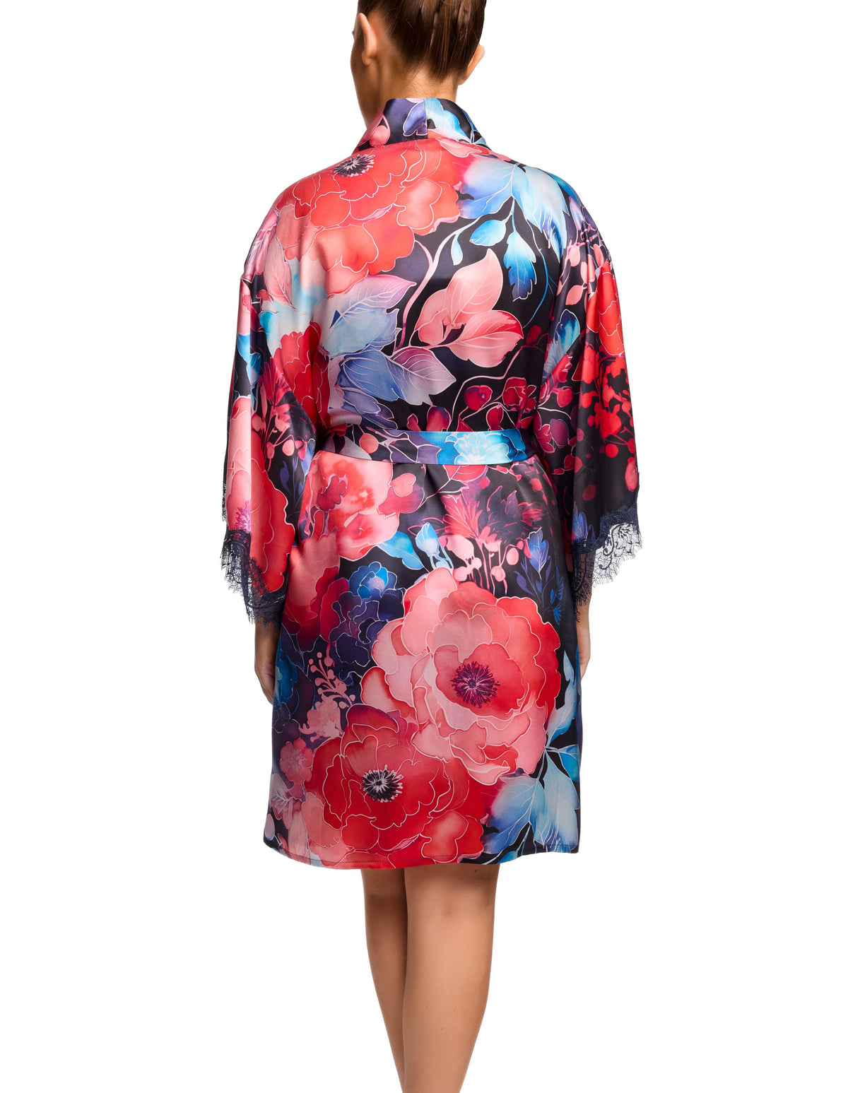 Scarlett Kimono - Poppy Print