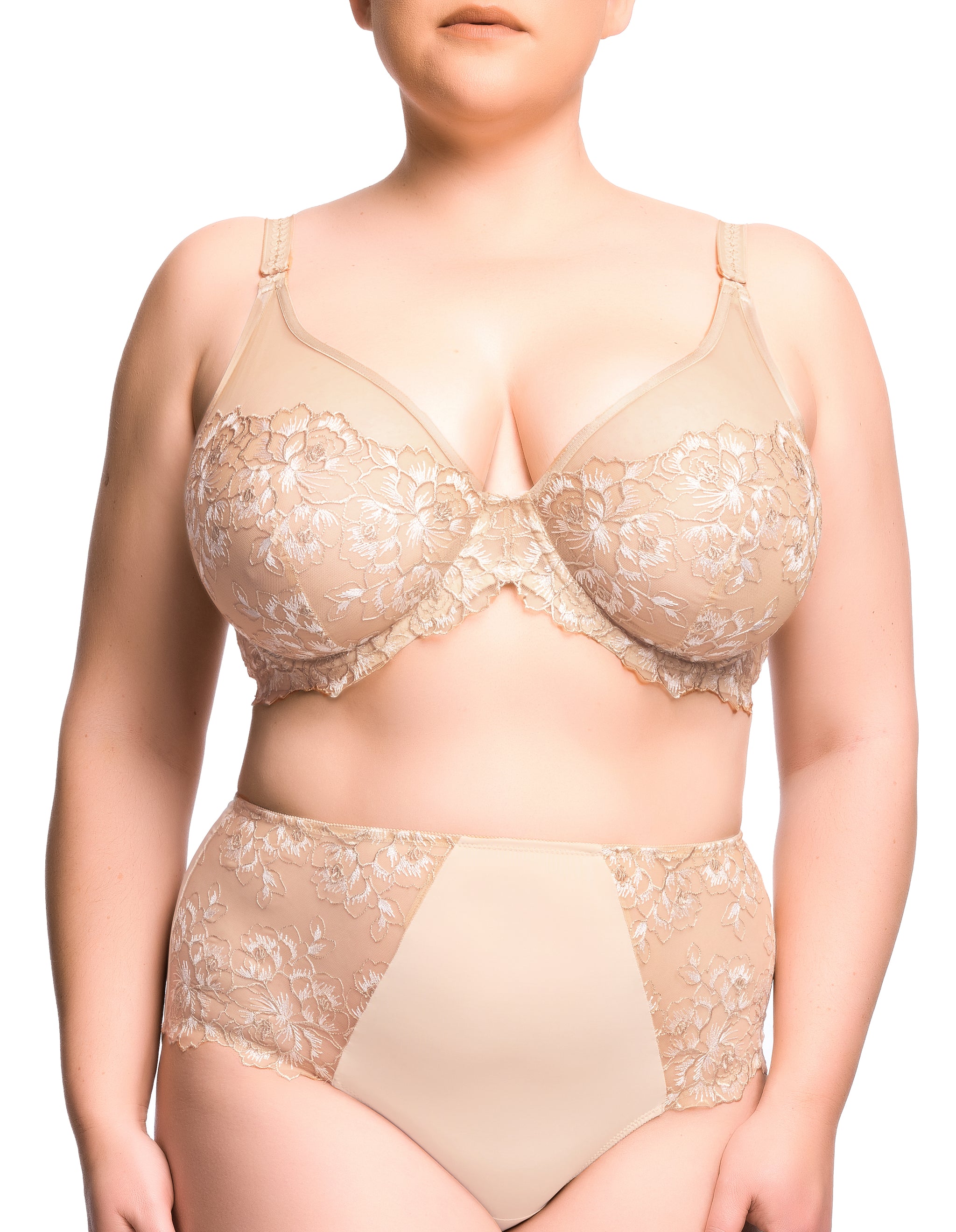 Mila Curve Balconette Bra - Cappuccino