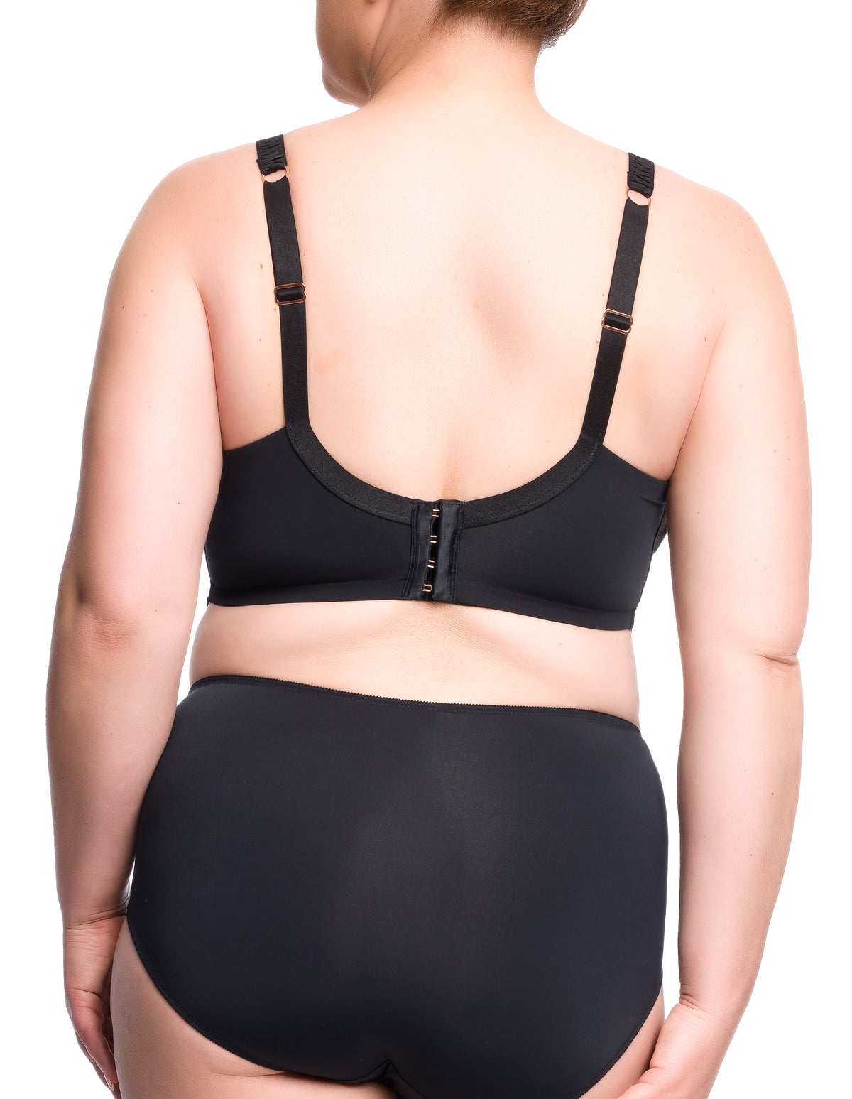 Zhara Curve Balconette Bra - Black