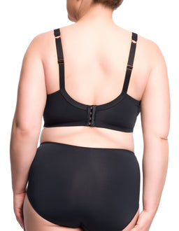 Zhara Curve Balconette Bra - Black