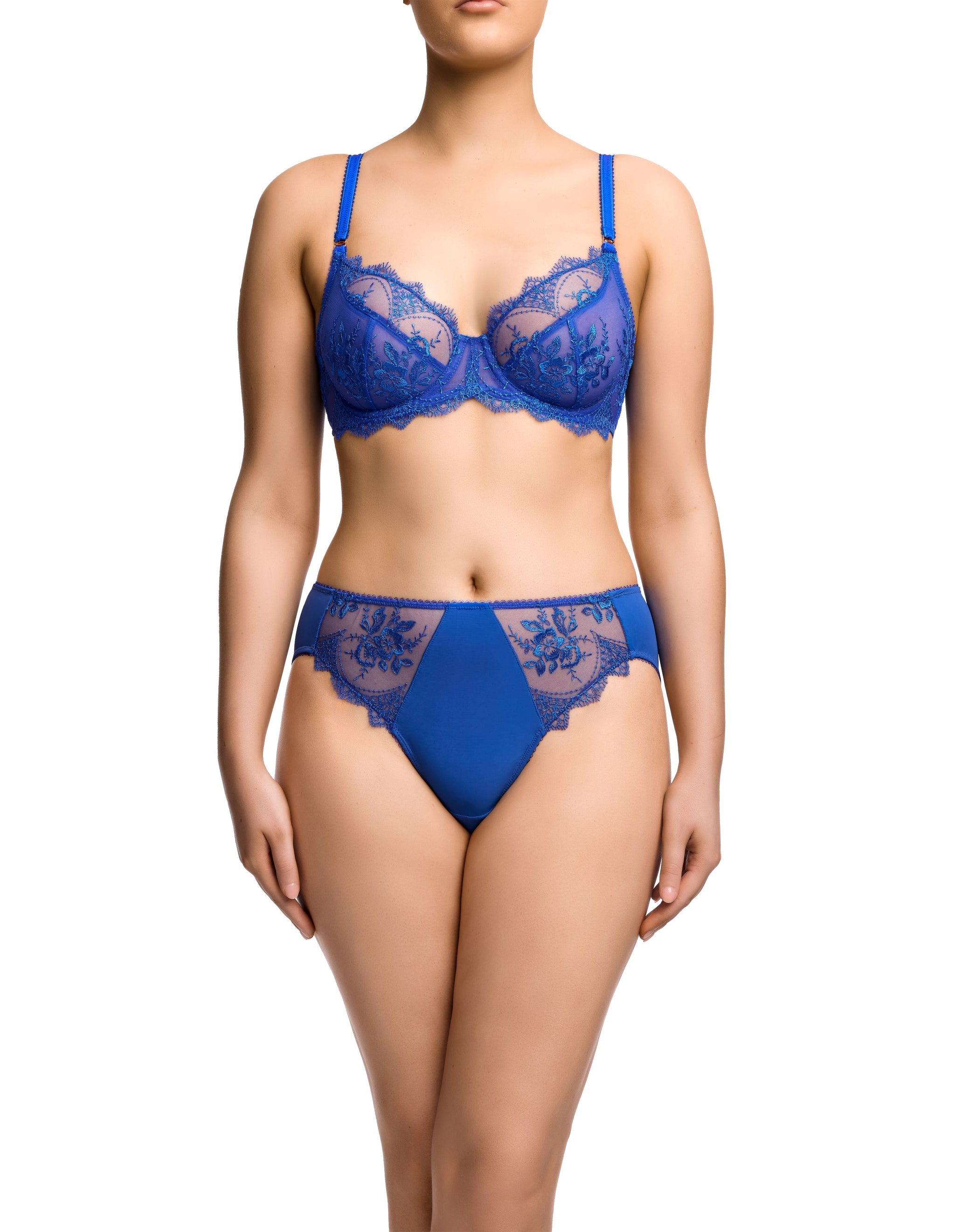 Lucinda Full Cup Bra - Cobalt