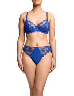 Lucinda Full Cup Bra - Cobalt