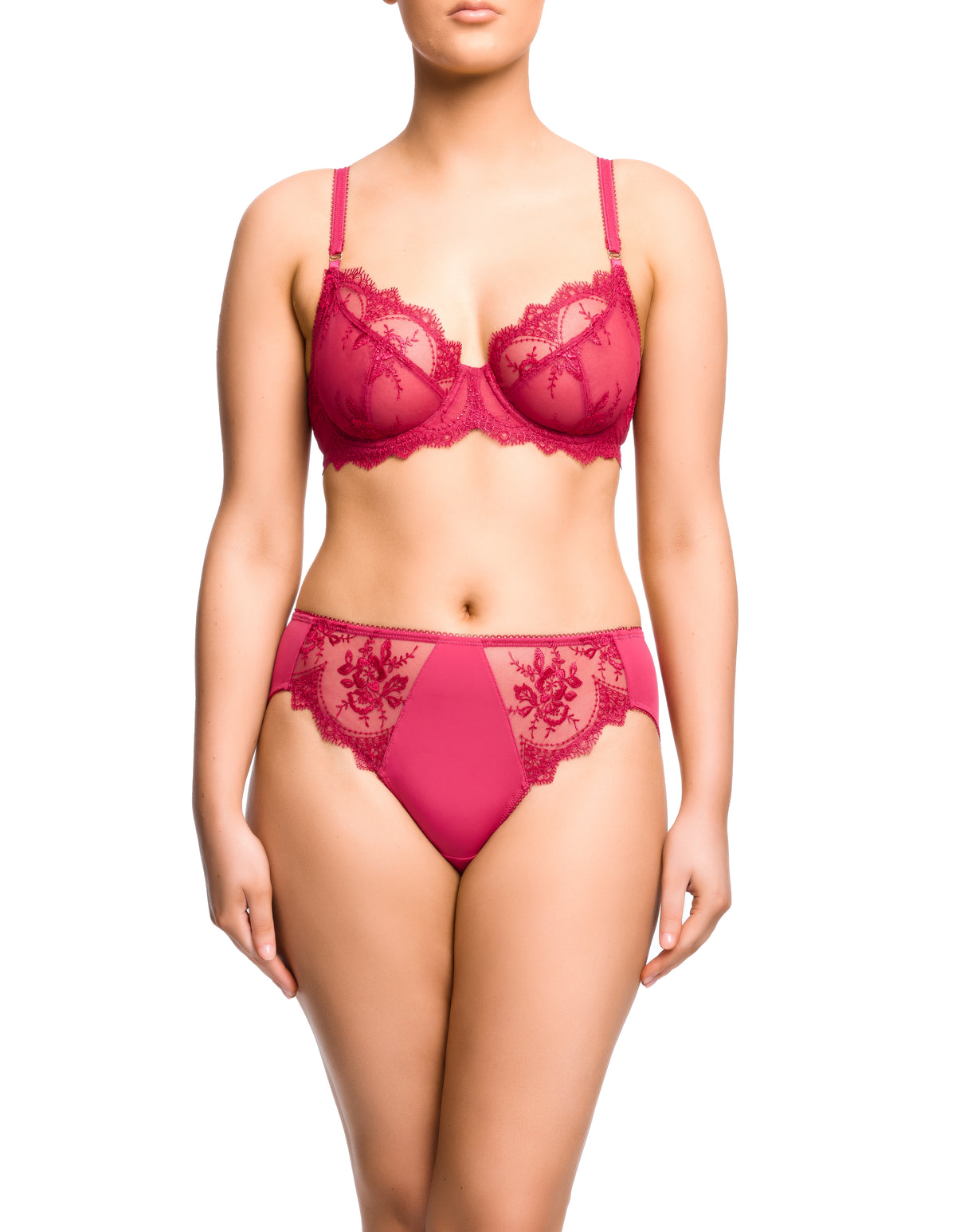 Lucinda Full Cup Bra - Berry
