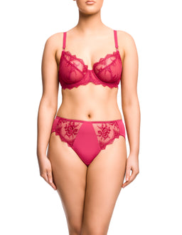 Lucinda Full Cup Bra - Berry
