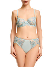 Mila Balconette Bra - Chalk Blue