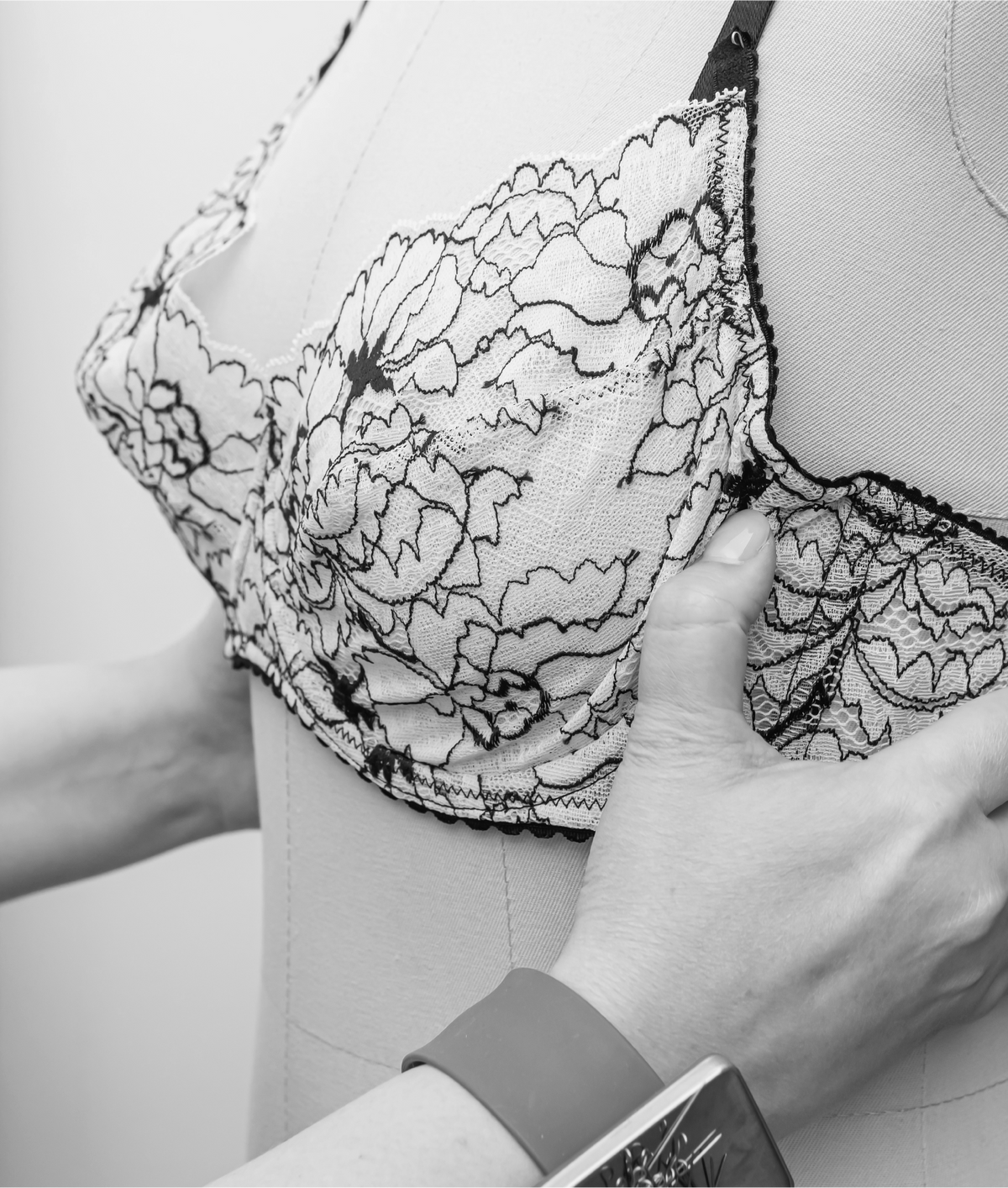 behind the seams.