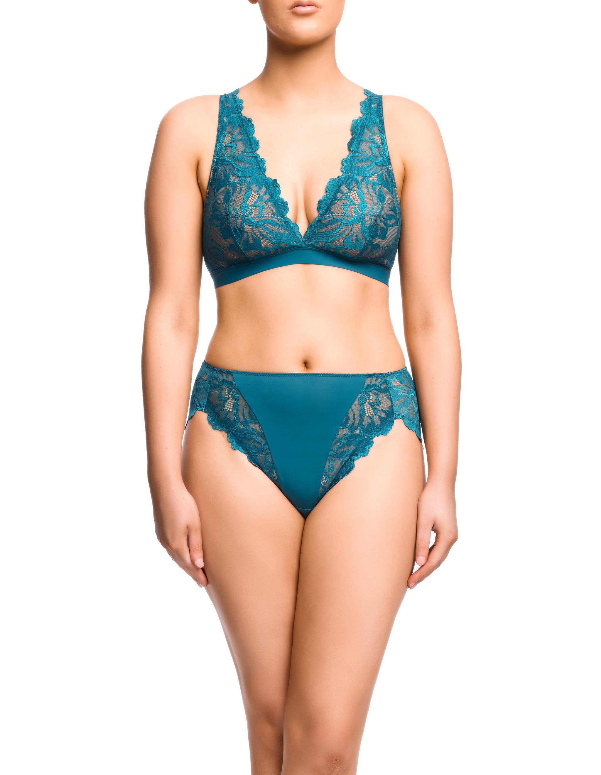 Zhara Bralette - Petrol